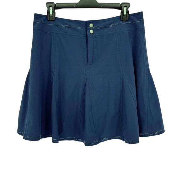 Title Nine Nimblene Baltic Skort 8 Tennis Golf Pickleball Tenniscore Dark Blue - Picture 1 of 9